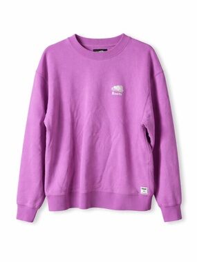 Roots Lilac Logo Crewneck Sweatshirt